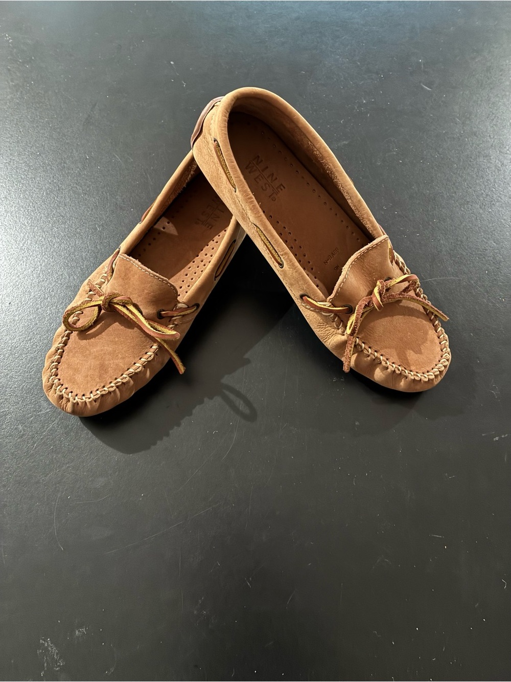 Nine West Leather Driving Moccasins Size 9M